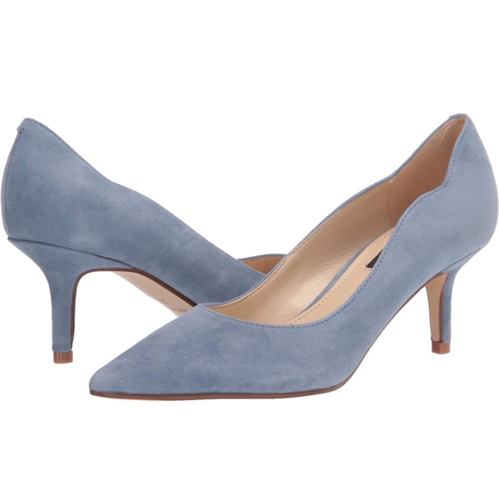 Nine West Abaline Blue Pointy Toe Pumps